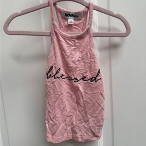 Nova Kids 12M Girls Pink Blessed Tank Top Blouse